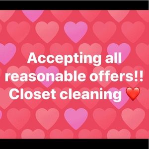 Accepting all reasonable offers!!!